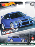 HotWheels Car Culture Modern Classics Mitsubishi Lancer Evolution VI Imported Premium 1:64 Scale