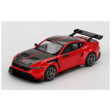 Mini GT #1196: Ford Mustang GTD Race Red 1:64 Scale Diecast Model