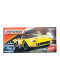 Matchbox Mainline 2005 Ford GT 1:64 Scale Diecast Model Car – Yellow Metal Body Collectible Toy Car