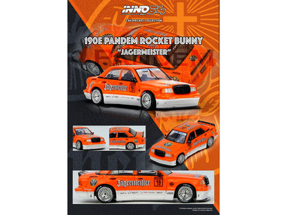 INNO64 Pandem Rocket Bunny 190E "Jagermeister 1:64 Scale