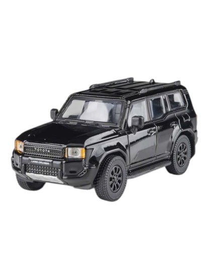 Para64 2024 Toyota land cruiser 250 prado black 1:64 Scale