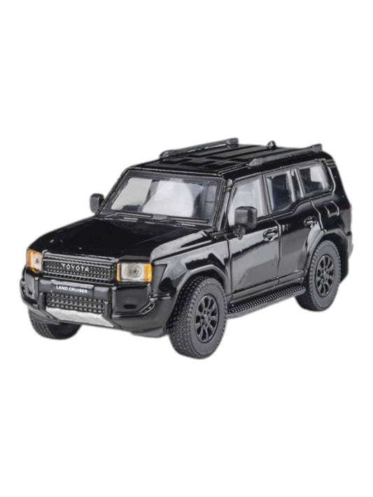 Para64 2024 Toyota land cruiser 250 prado black 1:64 Scale