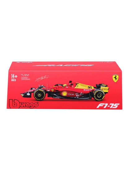 Bburago Formula 1 (f1)Ferrari F1-75 #16 Charles Leclerc 1:24 Scale Diecast Model