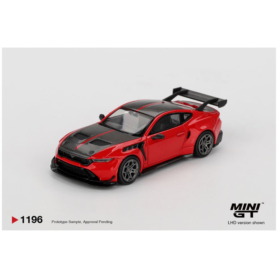Mini GT #1196: Ford Mustang GTD Race Red 1:64 Scale Diecast Model