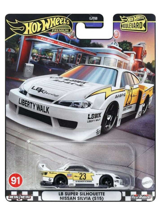 HotWheels Boulevard LB Super Silhouette Nissan Silvia (S15) Imported Premium 1:64 Scale