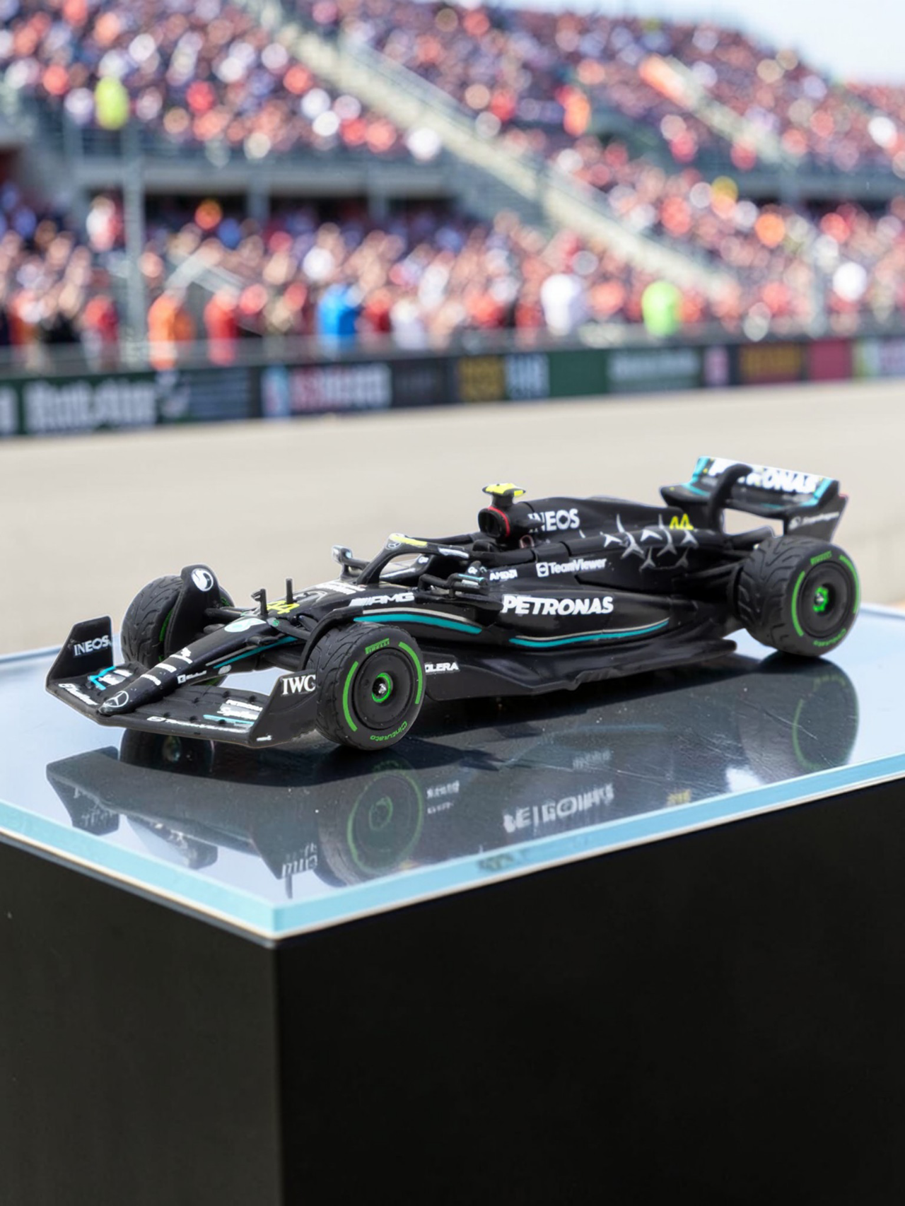 Tarmac Works Mercedes-AMG F1 W14 ( Lewis Hamilton Monaco GP 2023)-Premium Die-Cast Model Car 1:64 Scale