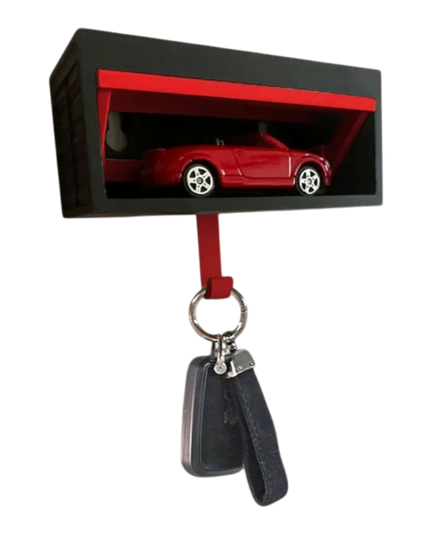 Car garage keychain holder storage