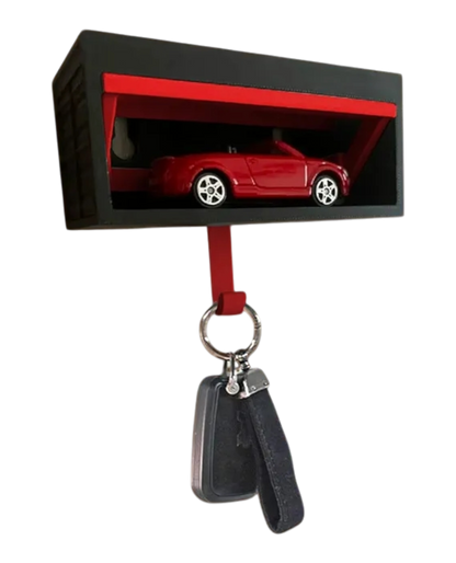 Car garage keychain holder storage