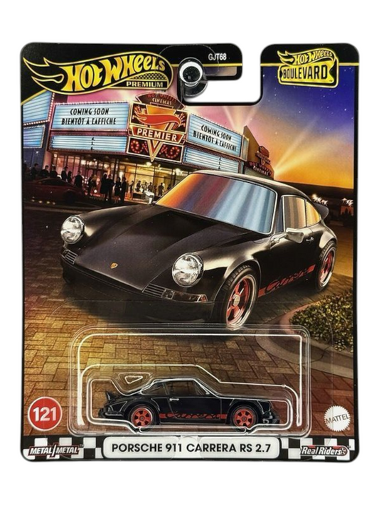 HotWheels 2025 Boulevard Set Porsche 911 Carrera RS 2.7 Imported Premium 1:64 Scale