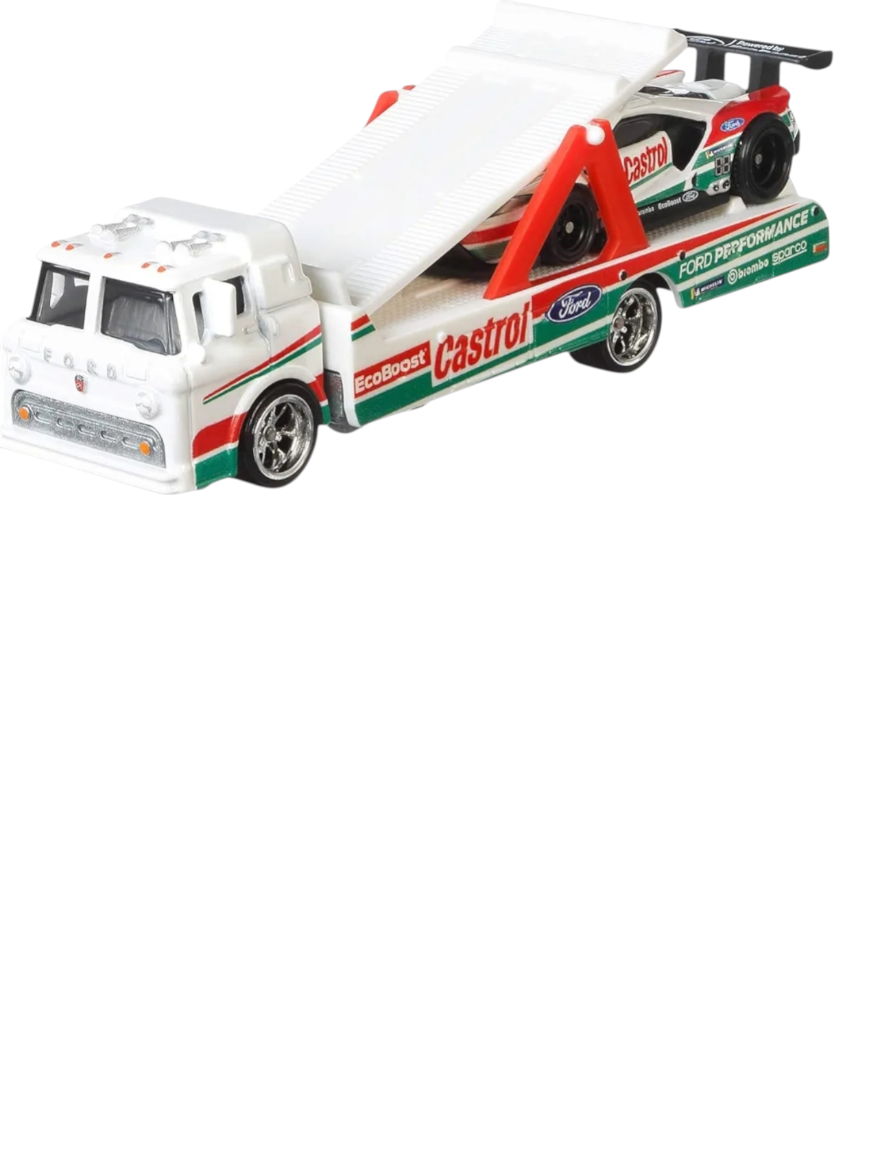 Hotwheels 2016 Ford gt race ford c-800 imported team transport 1:64 Scale