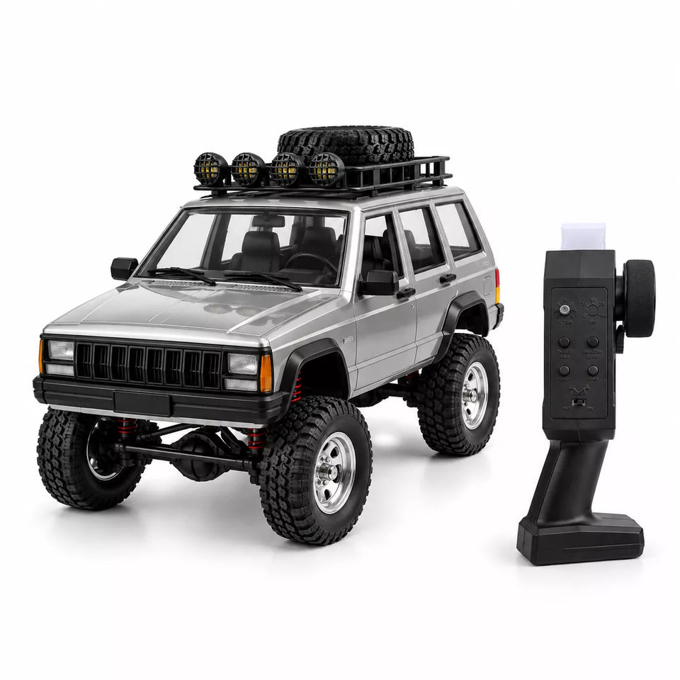 Hobby Grade RC Crawler Off-Road Truck with 2.4GHz Remote, LED Lights & Rechargeable Battery 1:12 Scale Remote Control Truck