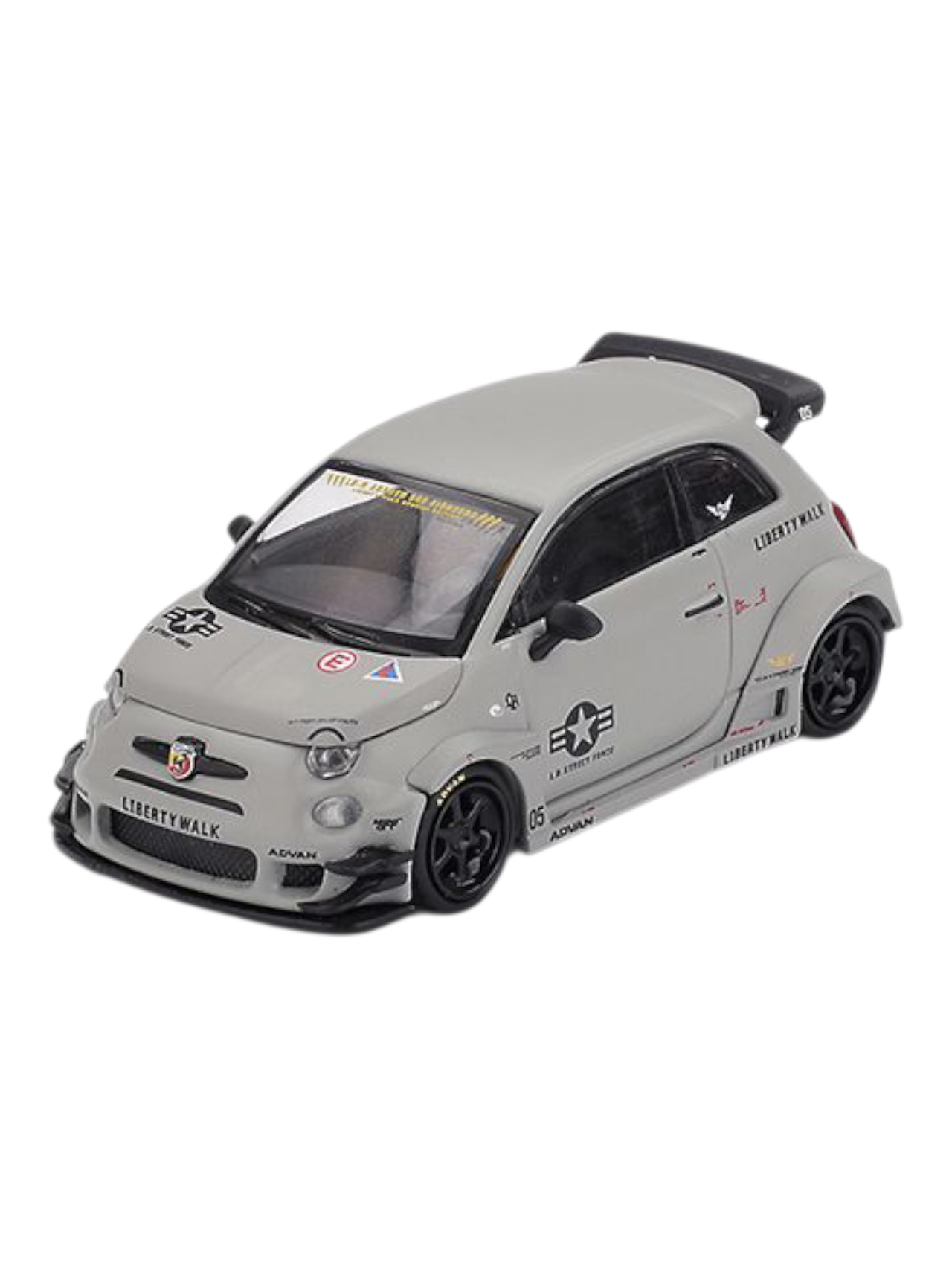 Mini GT LB-Works x Abas Works Abarth 595 (Fighters) Code-1064 1:64 Scale