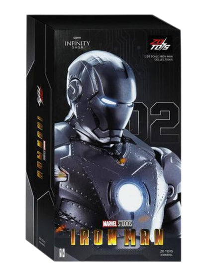ZD TOYS "Marvel Studios Iron Man – 1/10 Scale Collectible Figure | ZD Toys – Iron Man Mark 2  7Inch code-1906-02