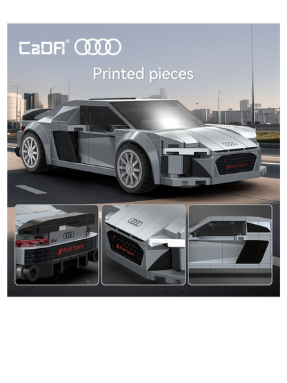 Cada Audi R8 Coupe Car Brick Model Kit 1:24 Scale