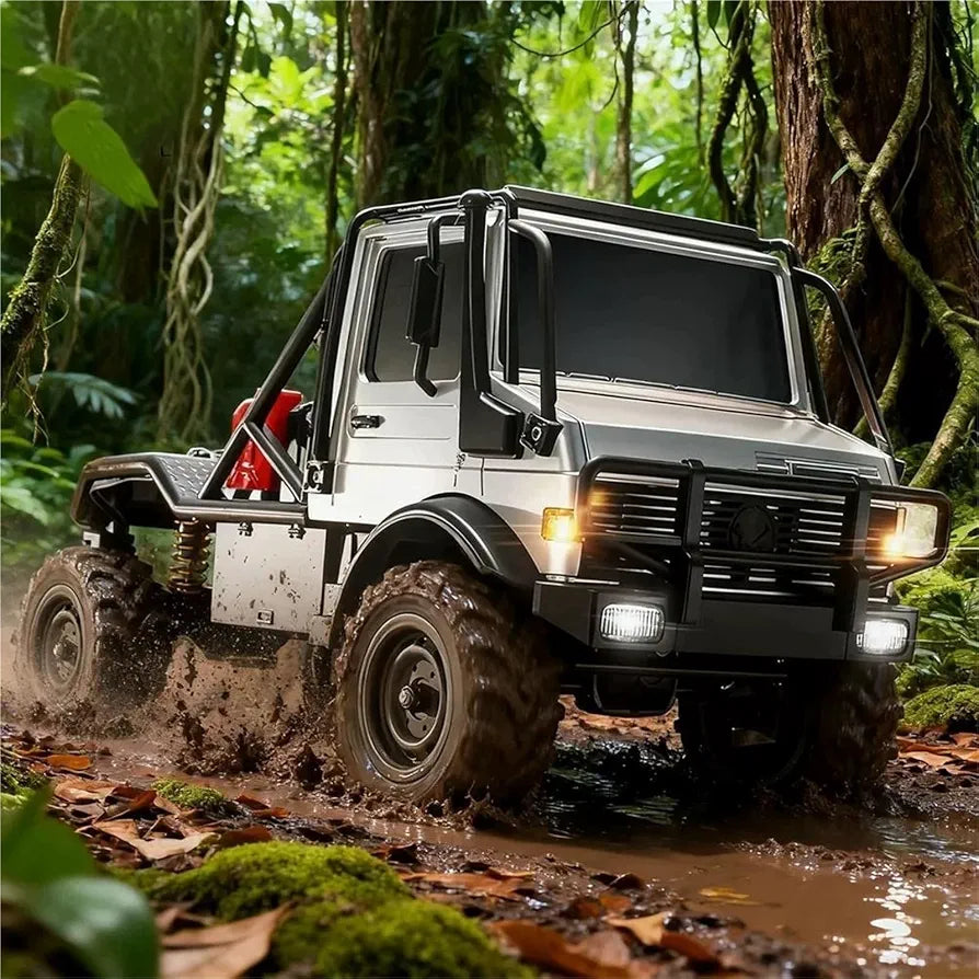 No.Mn-333 Remote Control Truck U4000 1:18 Scale 2.4GHz Battery Charging Method 7.4v Battery Set, LED Lights USB Charging Port RC Truck