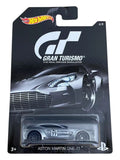 HotWheels Gran Tourismo Aston Martin one-77 imported mainline card art 1:64