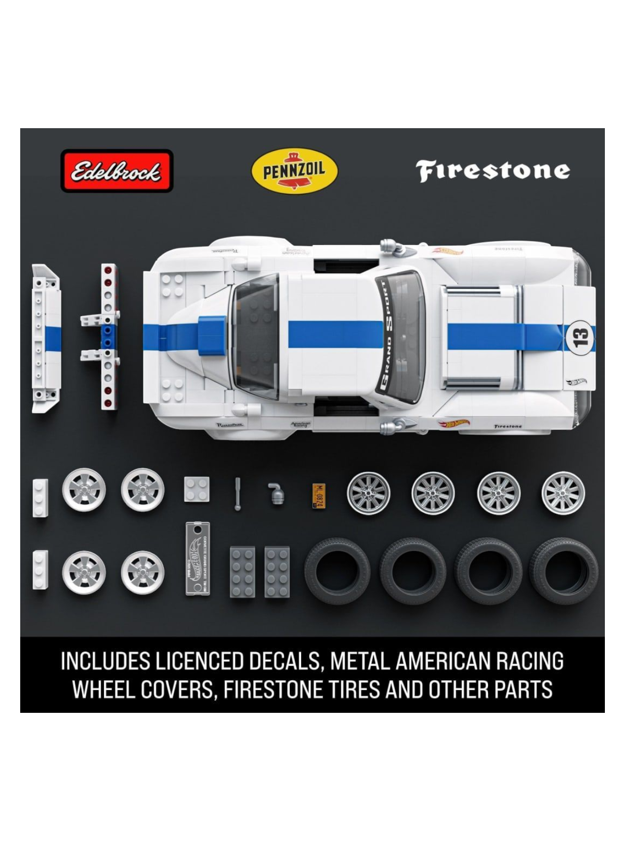 HotWheels Elite Series Corvette Grand Sports Imported Brick Shop 1:16 Scale