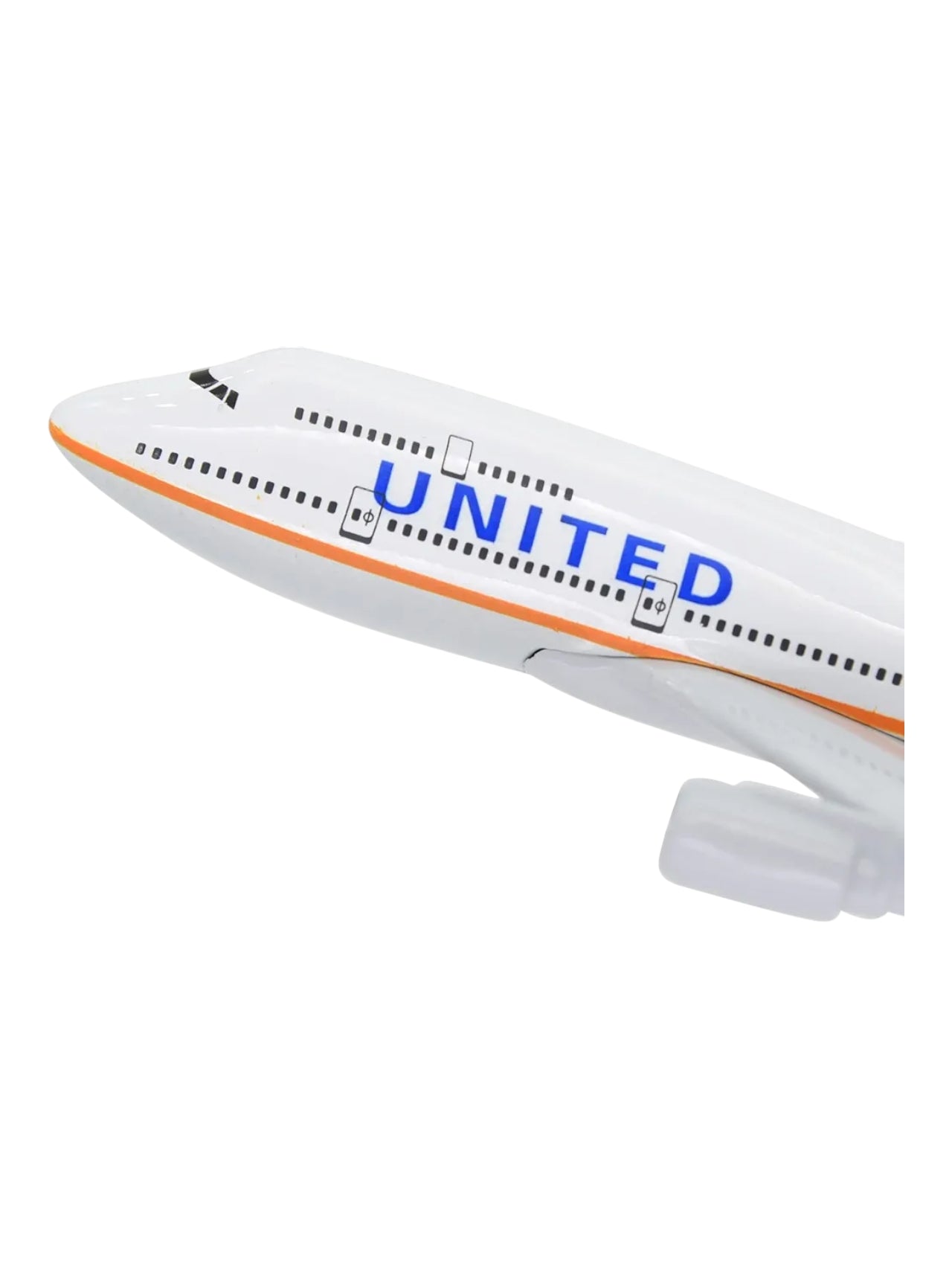 Aircraft Model Boeing B747 400 United Airline Metal Airplane Model 16cm ( code 127A)