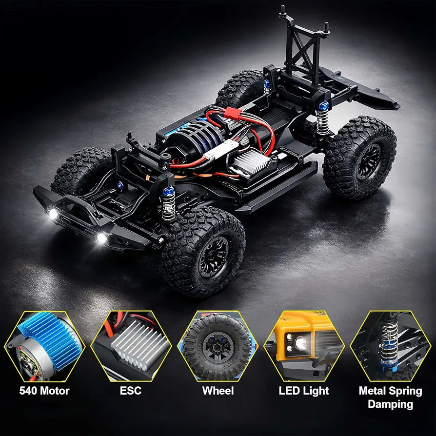 HB Toys Racing Rally Climbing Beast Off Road Remote Control Car 1:10 Scale 4WD Rally Car RTR | Code: HB-ZP1010