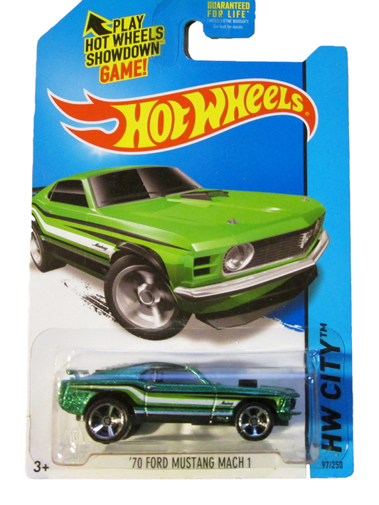 HotWheels 70 Ford Mustang Mach 1 Imported Mainline 1:64 Scale