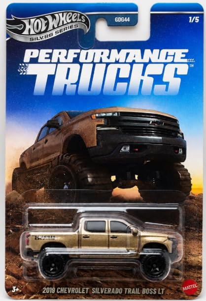 HotWheels Silver Series Performance Trucks Set Of 5 Imported Card Art 1:64 Scale
