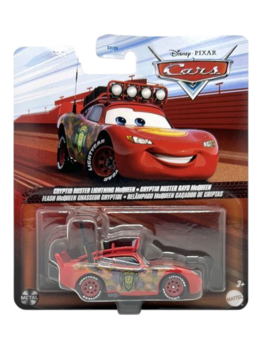 Disney Pixar Cars Cryptid Buster Lightning McQueen 1:64 Scale