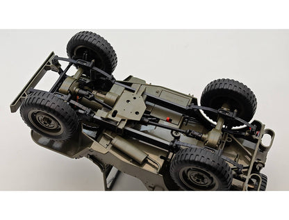 Military Car 2.4GHZ Remote Control System Imported 1:10 Scale RC Remove Engine Hood Metal Chassis Side Guard Frame (U.S.A)2025G2068