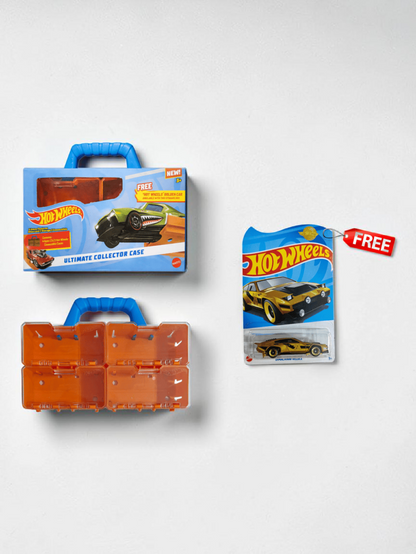 HotWheels storage Ultimate Collector Case 4 pcs (2x2) Hotwheels Connectible Cases (with car) storage