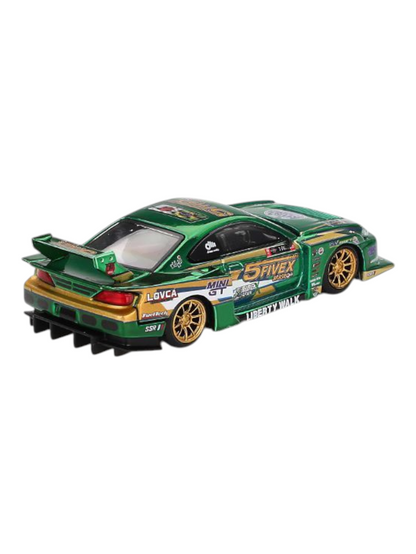Mini GT Nissan Silvia (S15) LB-Super Silhouette (LBWK 2024 Fausto Racing) 1:64 Scale