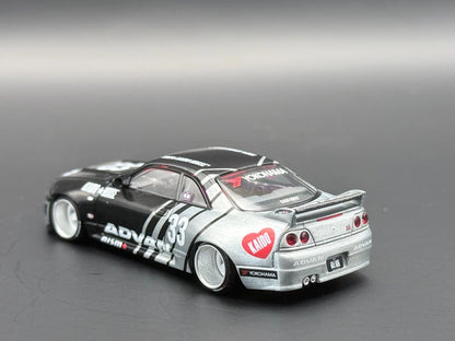 Kaido House x Mini GT Nissan Skyline GT-R (R33) Kaido Works ADVAN (#191) 1/64 Scale