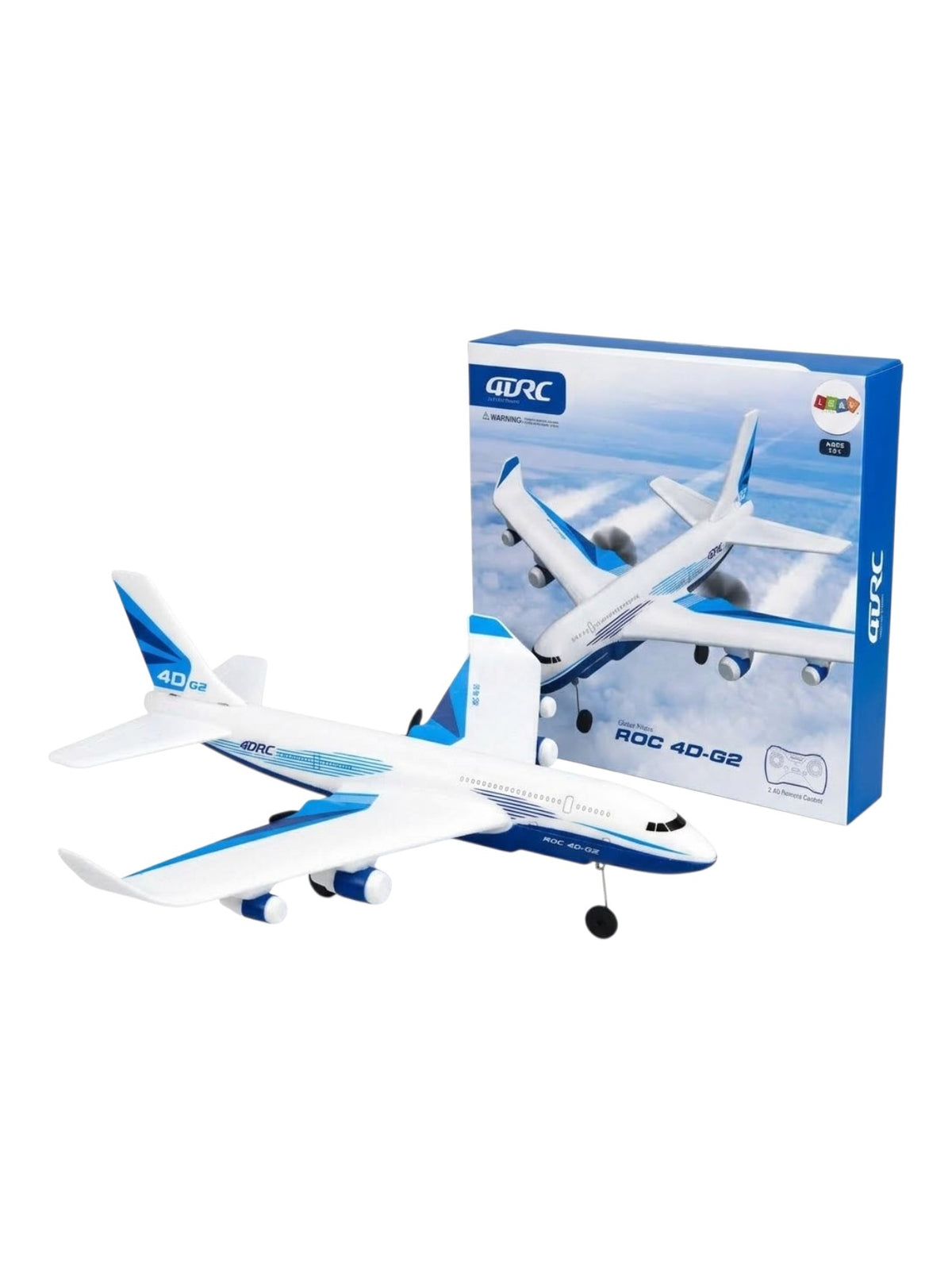 4DRC ROC 2.4G Remote Control Glider Plane Model No. 4D-G2
