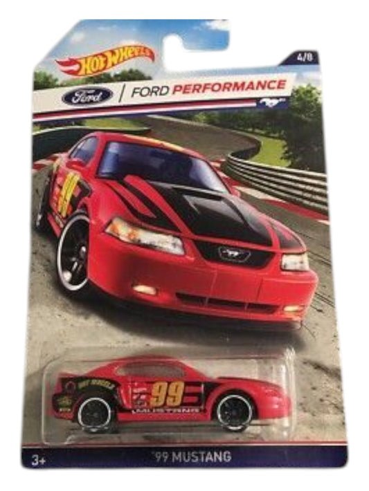 HotWheels Ford performance 99 Mustang imported mainline card art 1:64