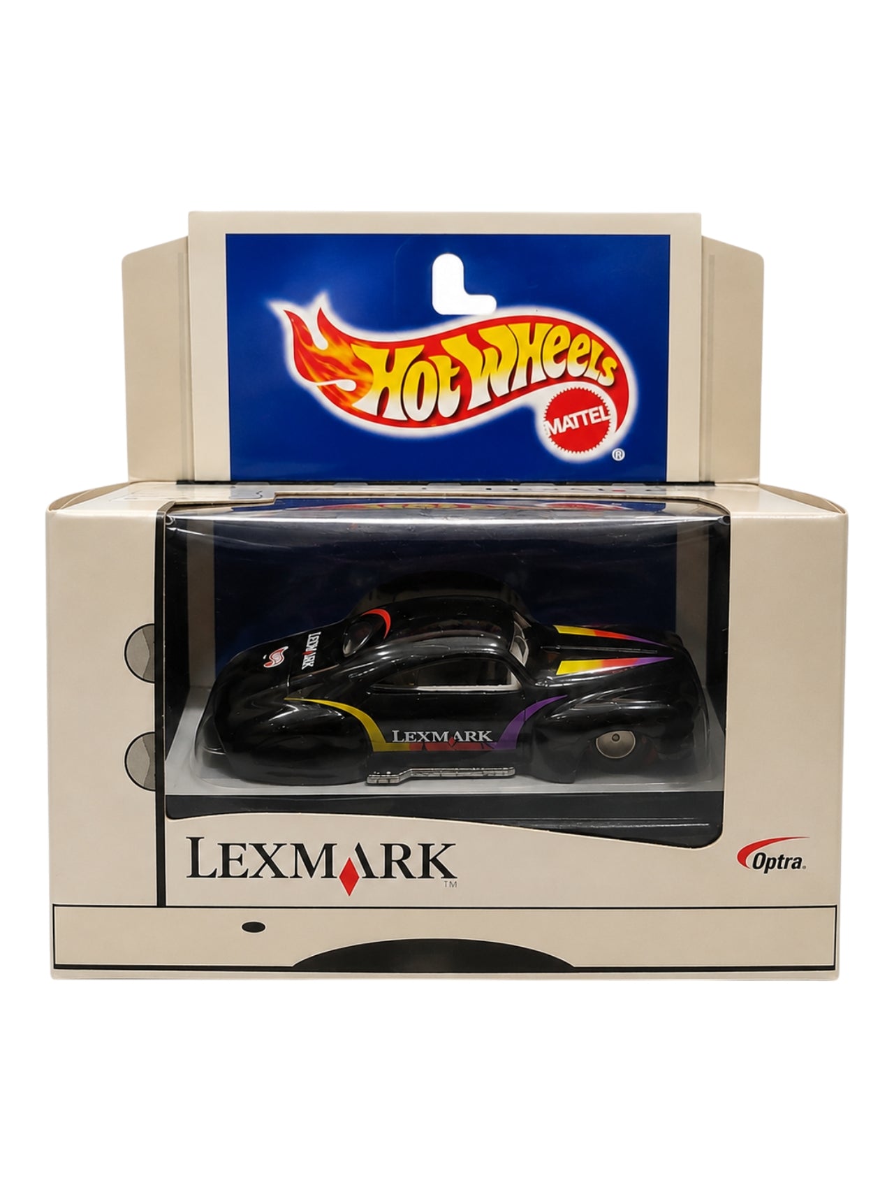 HotWheels Lexmark Optra Special Edition Promotional 1:64 Scale Die-Cast Car with Display Box
