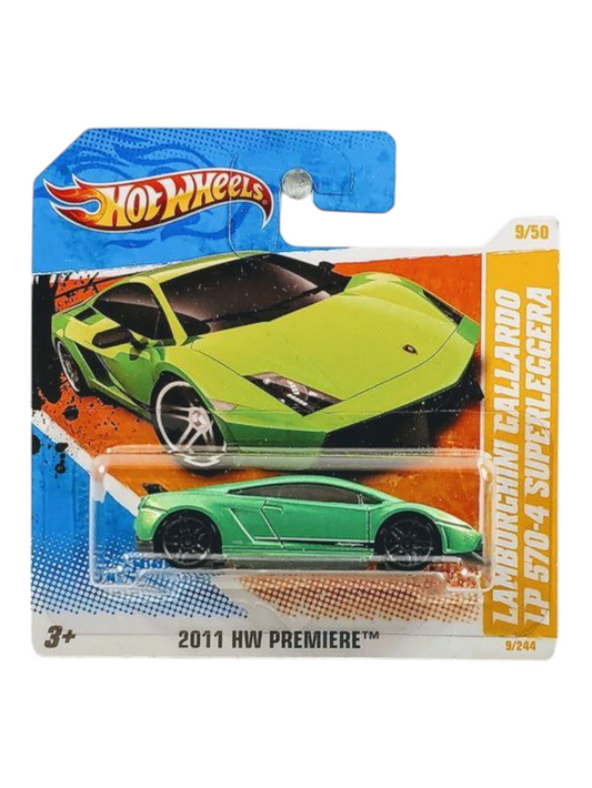 HotWheels Lamborghini Gallardo LP 570-4 Superleggera 2011 HW Premiere Imported Mainline 1:64 Scale