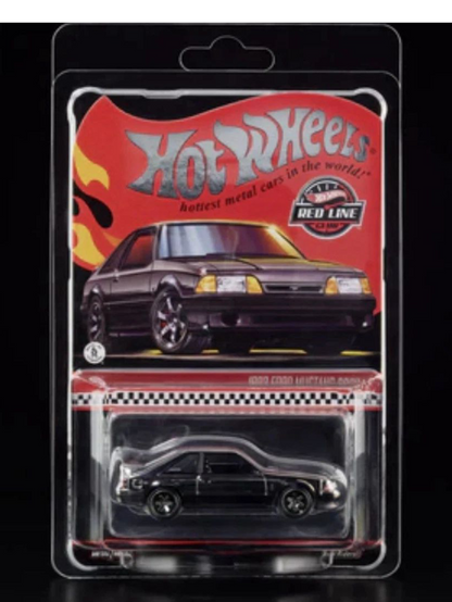 HotWheels 1993 Ford Mustang Cobra R RLC 1:64 Scale (With Protector)