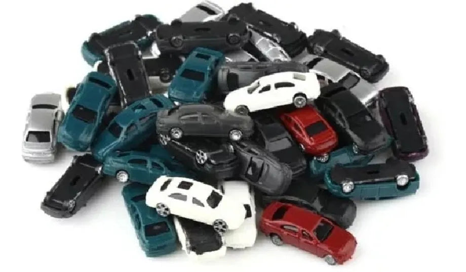 10 Carritos Surtidos 1:150 N Escala Ferromodelismo 5 Colores