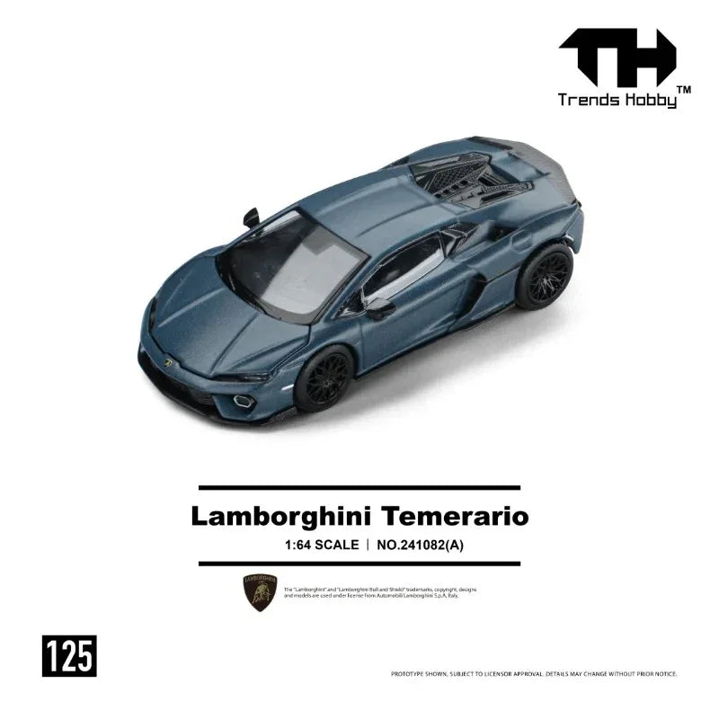 Trends Hobby Lamborghini Temerario Diecast Model No.125 1:64 Scale