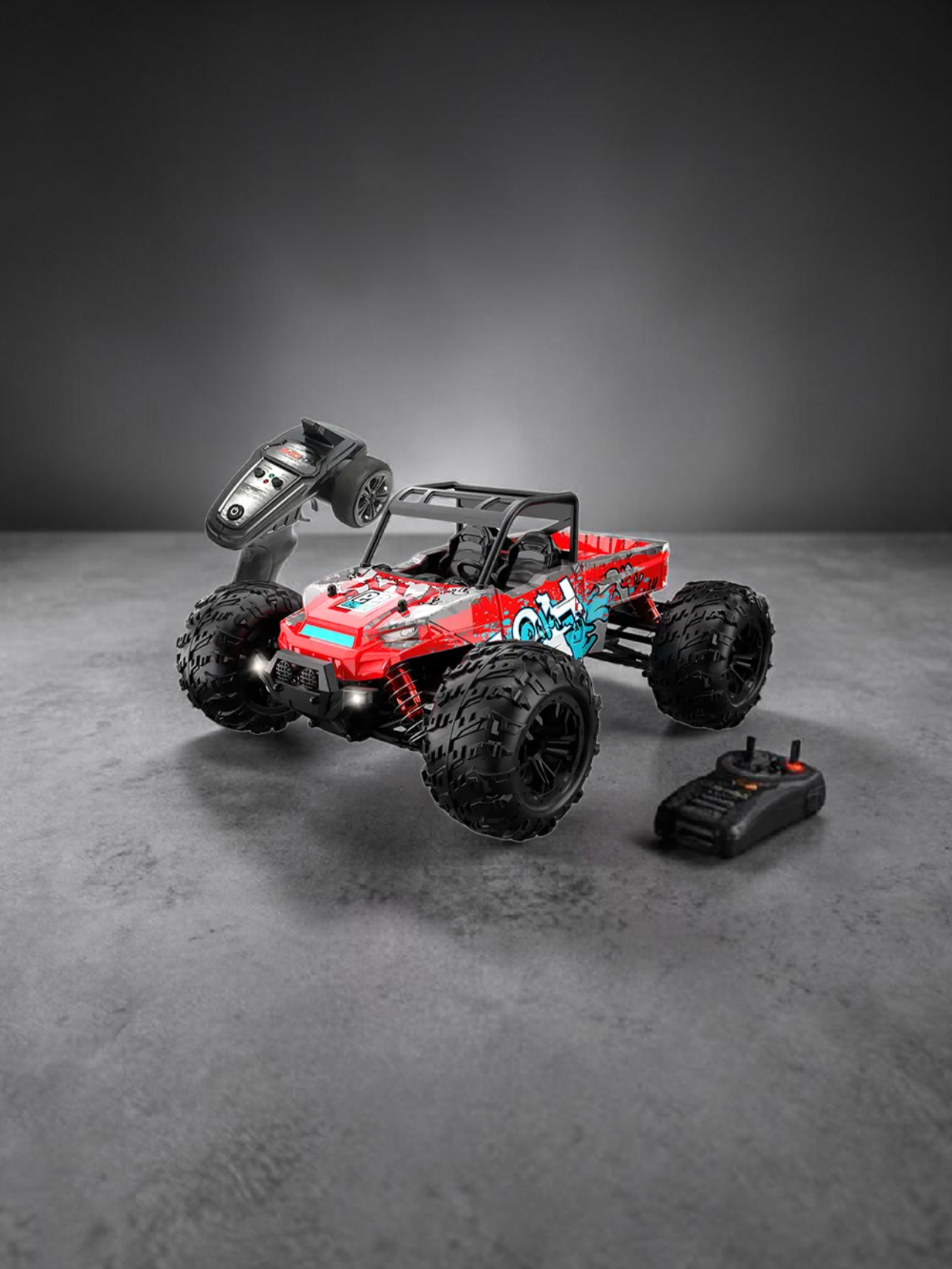 Ujietdys High-Speed Remote control Cars, 36km/h, 1:16 Scale Simulation Car Body, Advance Suspension 4WD System