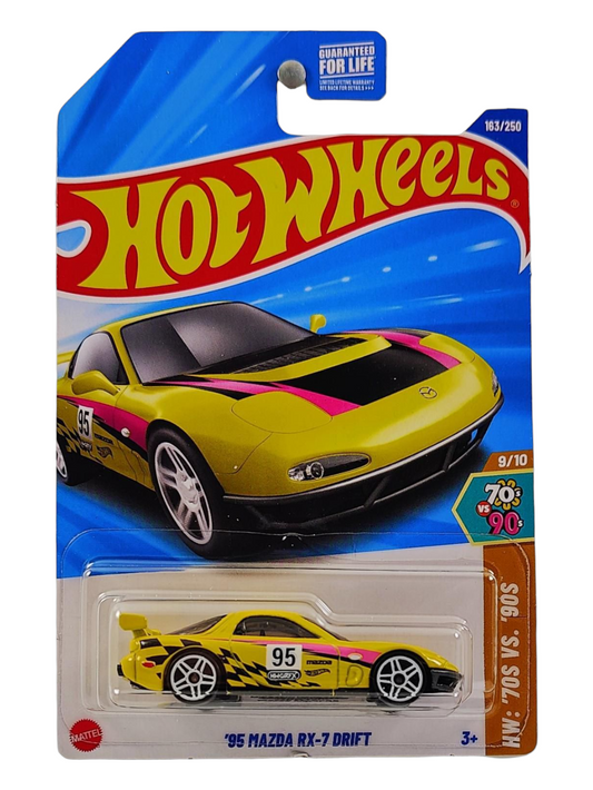 HotWheels 95 Mazda RX-7 Drift Imported Mainline 1:64 Scale