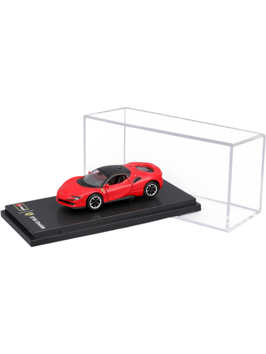 Bburago SF90 Stradale die-cast,Real suspension & Acrylic case 1:64 Scale