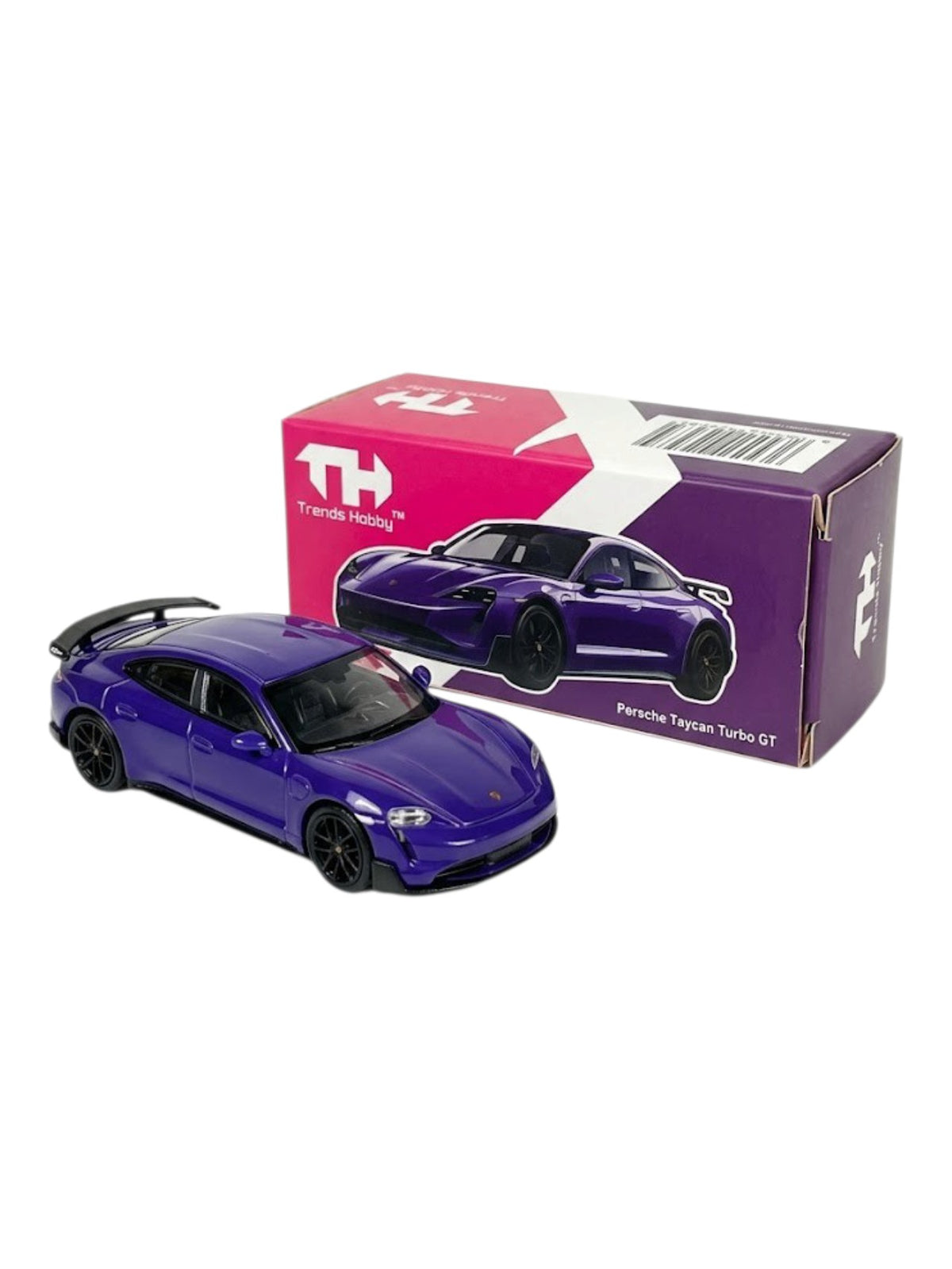 Trends Hobby (No. 104) Porsche Taycan Turbo GT Diecast Model 1:64 Scale