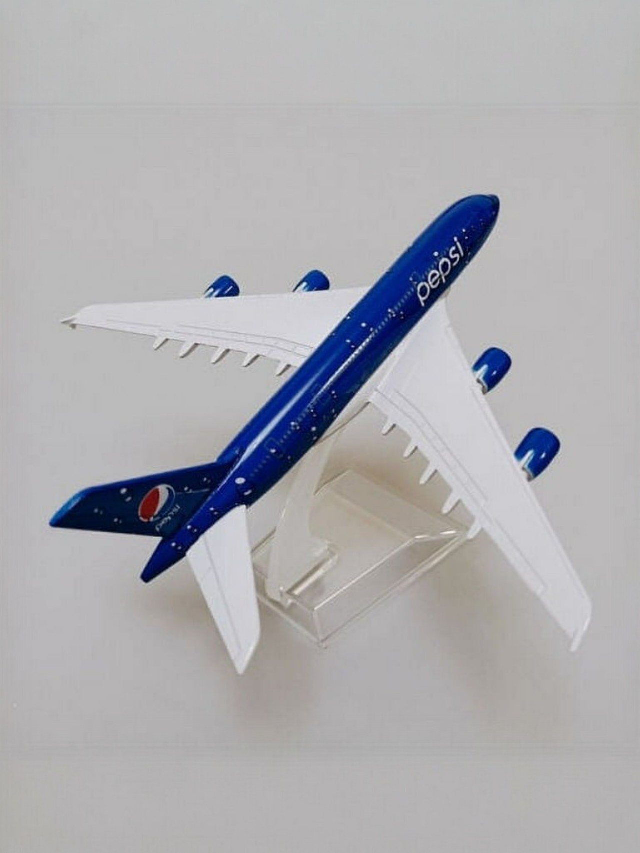 Aircraft Model Airbus A380 Air Pepsi Airplane 16 CM (Code-106)