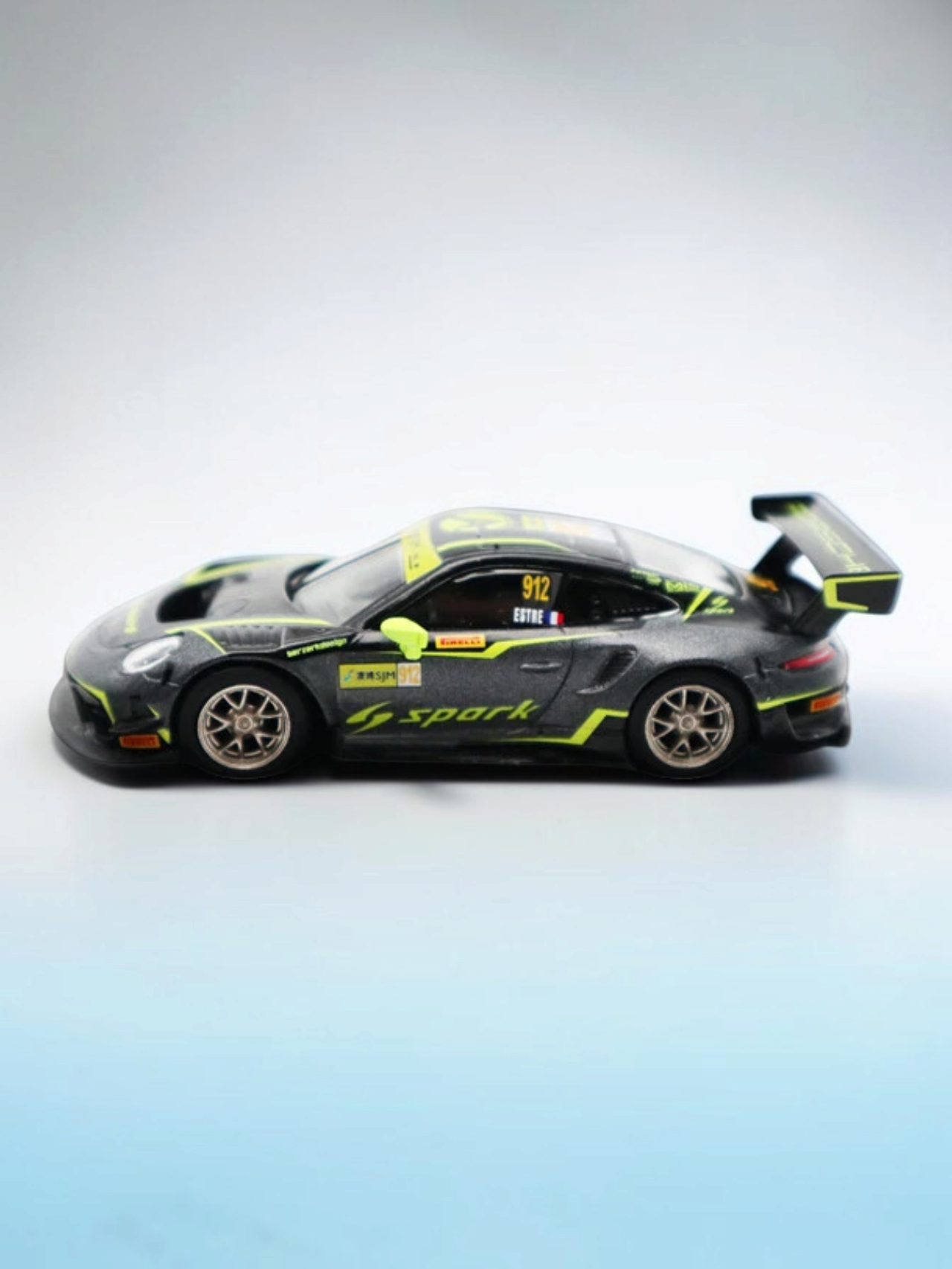 SPARKY "Porsche 911 GT3 R Absolute Racing – FIA GT World Cup Macau 2019 Model Car 1:64 Scale