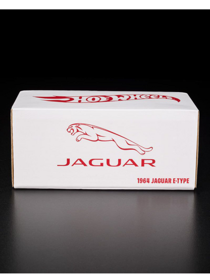 HotWheels 1964 Jaguar E-Type RLC 1:64 Scale (With Acrylic Case)