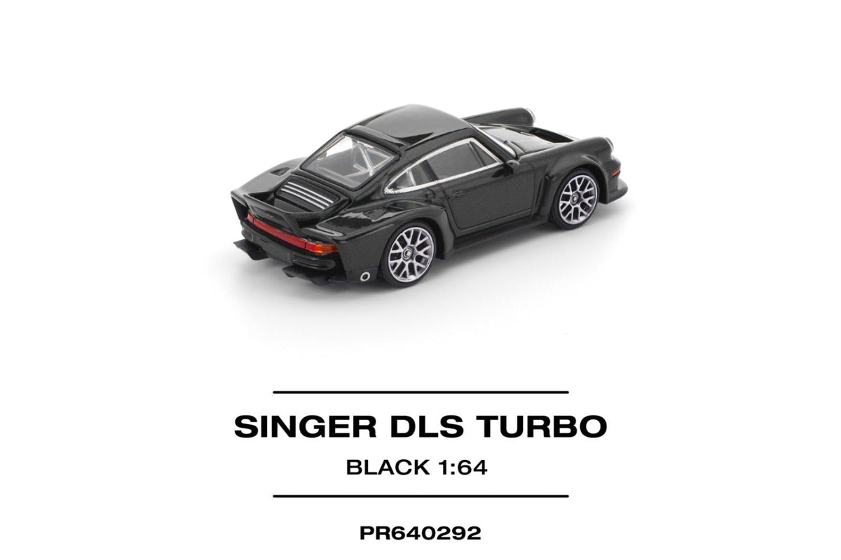 (PR640292) Pop Race SINGER DLS TURBO ROAD BLACK Diecast Model