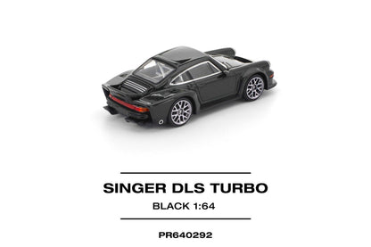 (PR640292) Pop Race SINGER DLS TURBO ROAD BLACK Diecast Model
