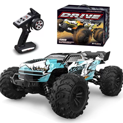 Drive Brushless Motor Pro Metal Gear Transmission Electronic Speed Controller 7.4V LI-ION Battery Imported 1:16 Scale 2.4GHZ Remote Control Car