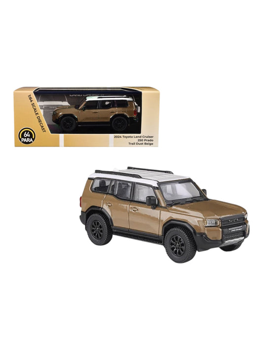 Para64 2024 Toyota land cruiser 250 Prado trail dust beige 1:64 Scale