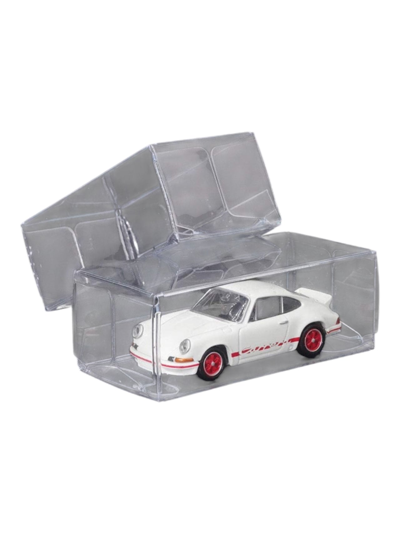 Toy Car Display Boxes 1:64 Scale Toy Car Storage Organizer Case, Clear Model Car Display Case Dustproof , Model Car Exhibition Box Accessories(#1)