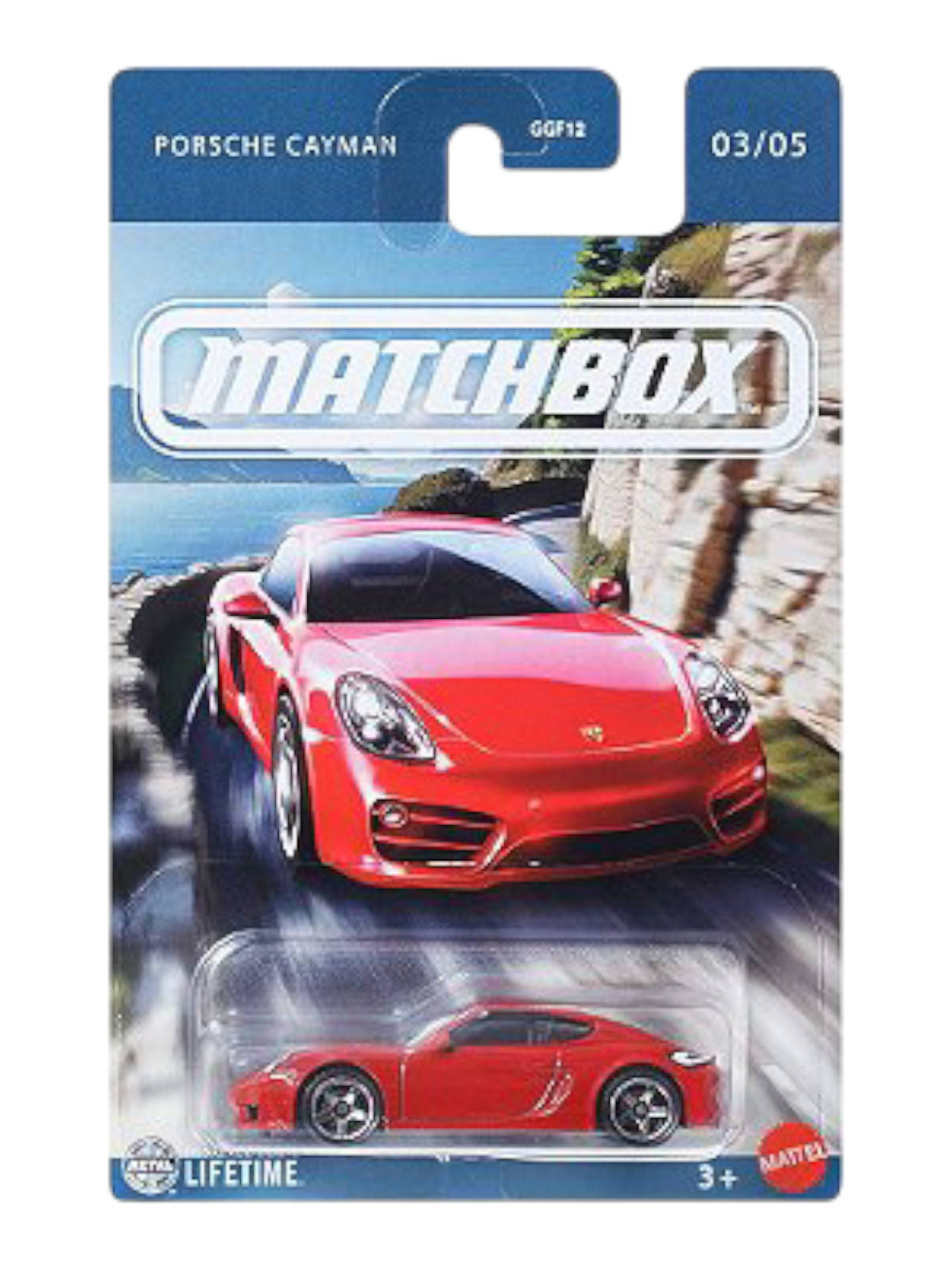 Matchbox Porsche Cayman Imported Mainline Card Art 1:64 Scale